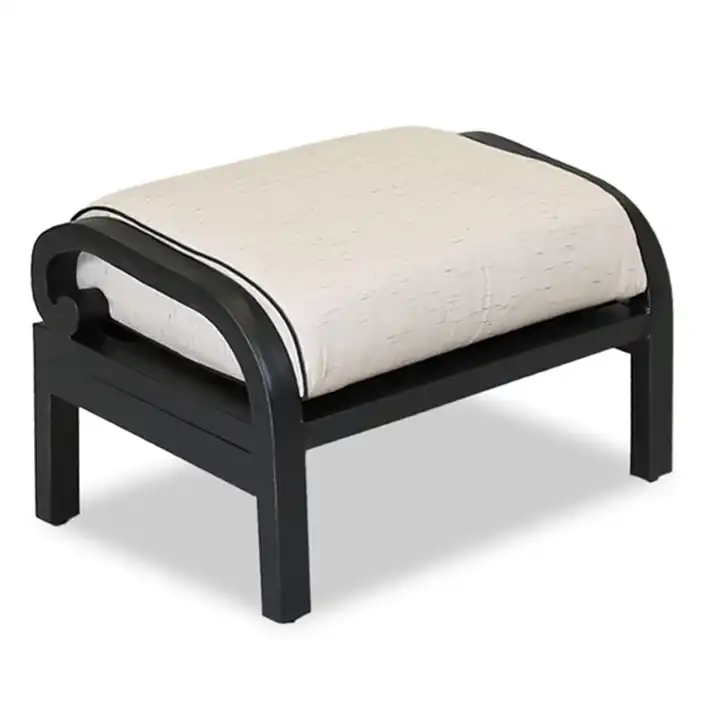 Sunset West Monterey Ottoman - Fully Welded Aluminum Frame, Espresso Powder Coat, Old World Copper Finish